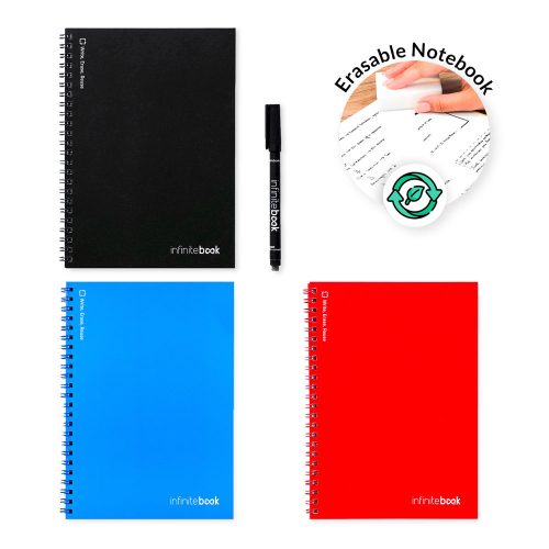 INFINITEBOOK PLAIN A5. Infinitebook rugalmas borítóval és 15 sima oldallal