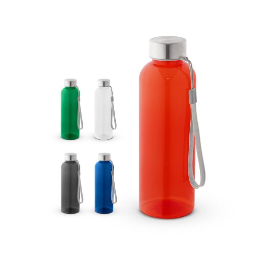 ENDERS M. Újrahasznosított PET (100% rPET) palack fényes, áttetsző kivitelben 600 ml