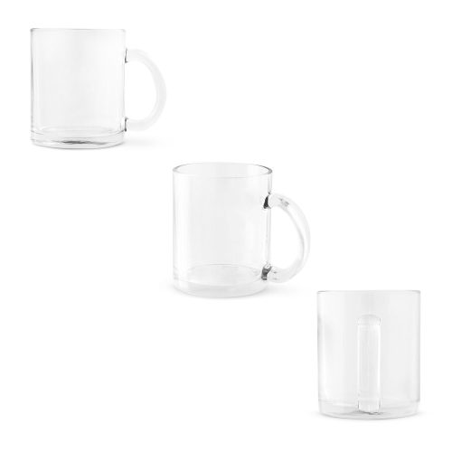 CARMO. Szublimációs üvegbögre 350 ml